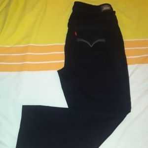 LEVI STRAUSS & co PERFECT SHAPING STRAIGHT BLACK JEAN'S, SIZE 20